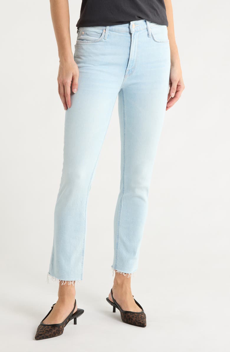 MOTHER The Mid Rise Dazzler Crop Skinny Jeans, Main, color, Ahead Of Its Time