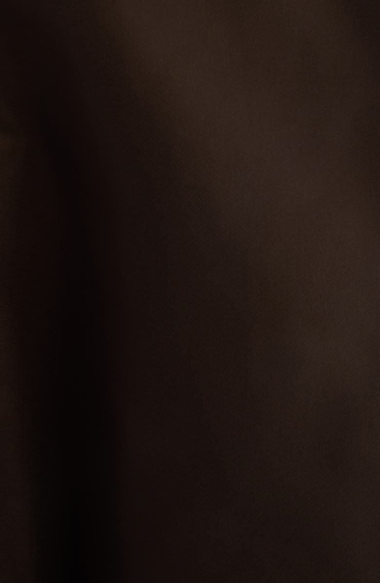 Givenchy Zip Shawl Collar Bomber Jacket, Alternate, color, Brown