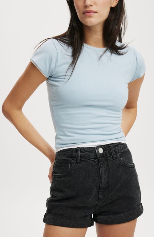 COTTON ON HIGH RISE CLASSIC STRETCH DENIM SHORT