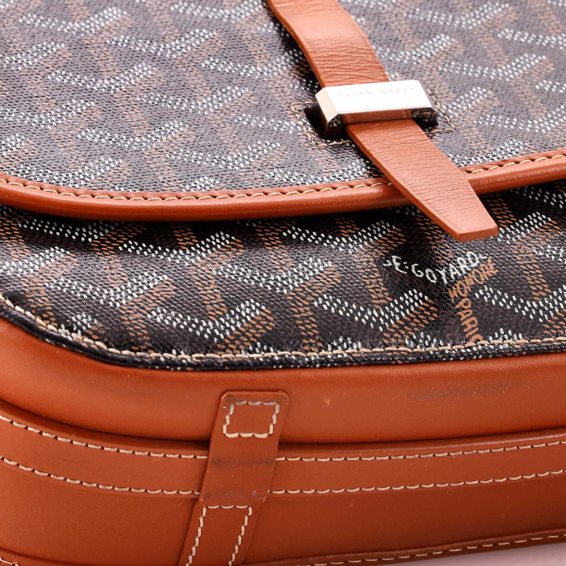 Belvedere II Messenger Bag Coated Canvas PM, Alternate, color, Brown