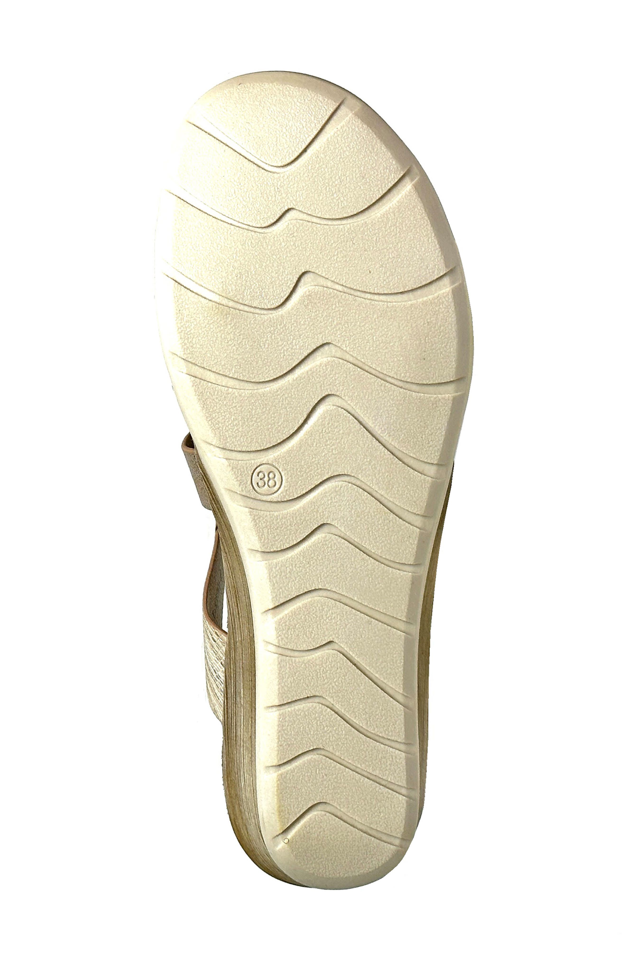 Panama Slingback Wedge Sandal, Alternate, color, GOLD