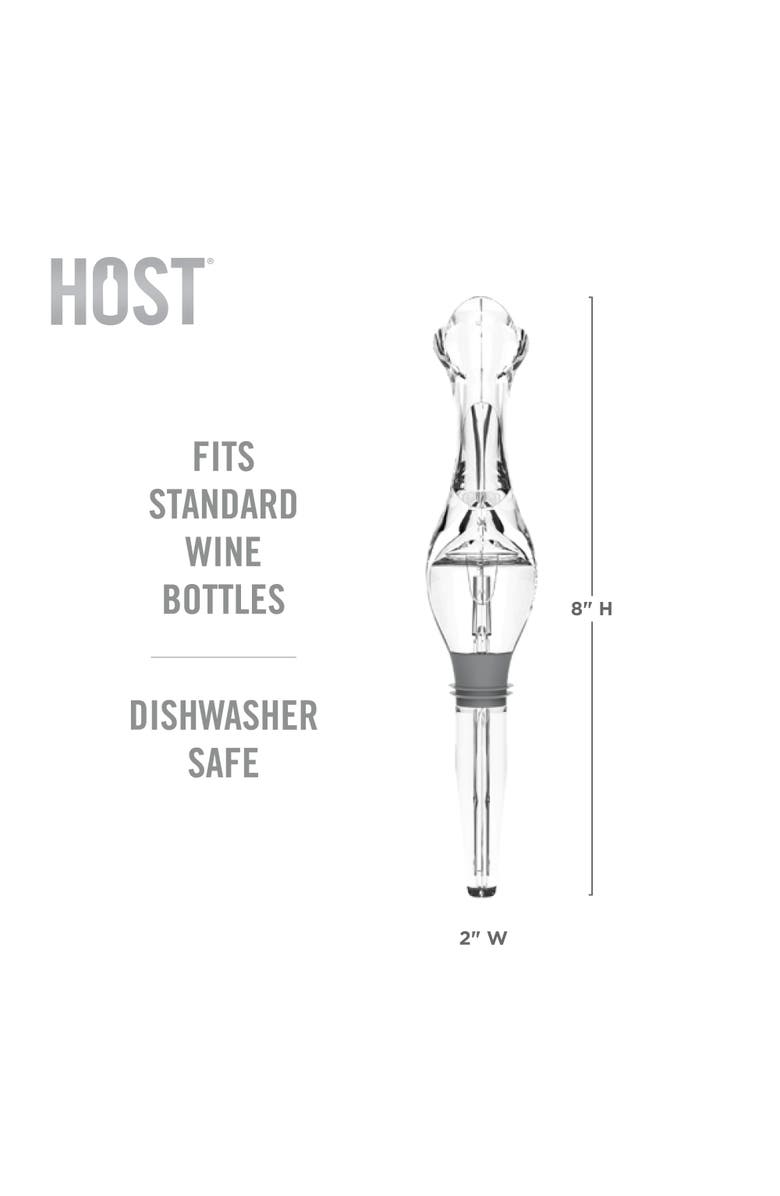 HOST TILT Variable Aerator in Acrylic Case, Alternate, color, Gray