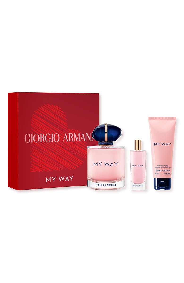 ARMANI beauty Giorgio Armani My Way Eau de Parfum Set USD $168 Value, Main, color,