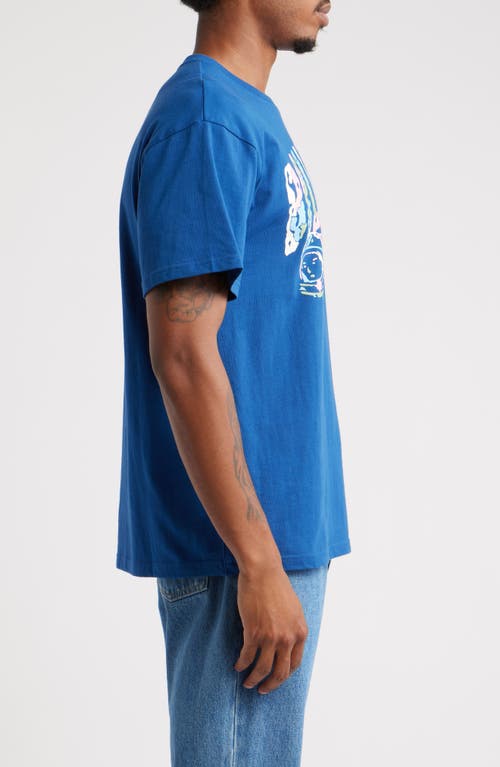 Billionaire Boys Club Curve Mix Graphic T-shirt In Blue