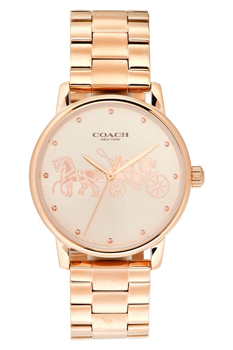 Grand Quartz Bracelet Watch, 36mm, Main, color, ROSE GOLD