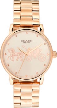 COACH Grand Quartz Bracelet Watch, 36mm