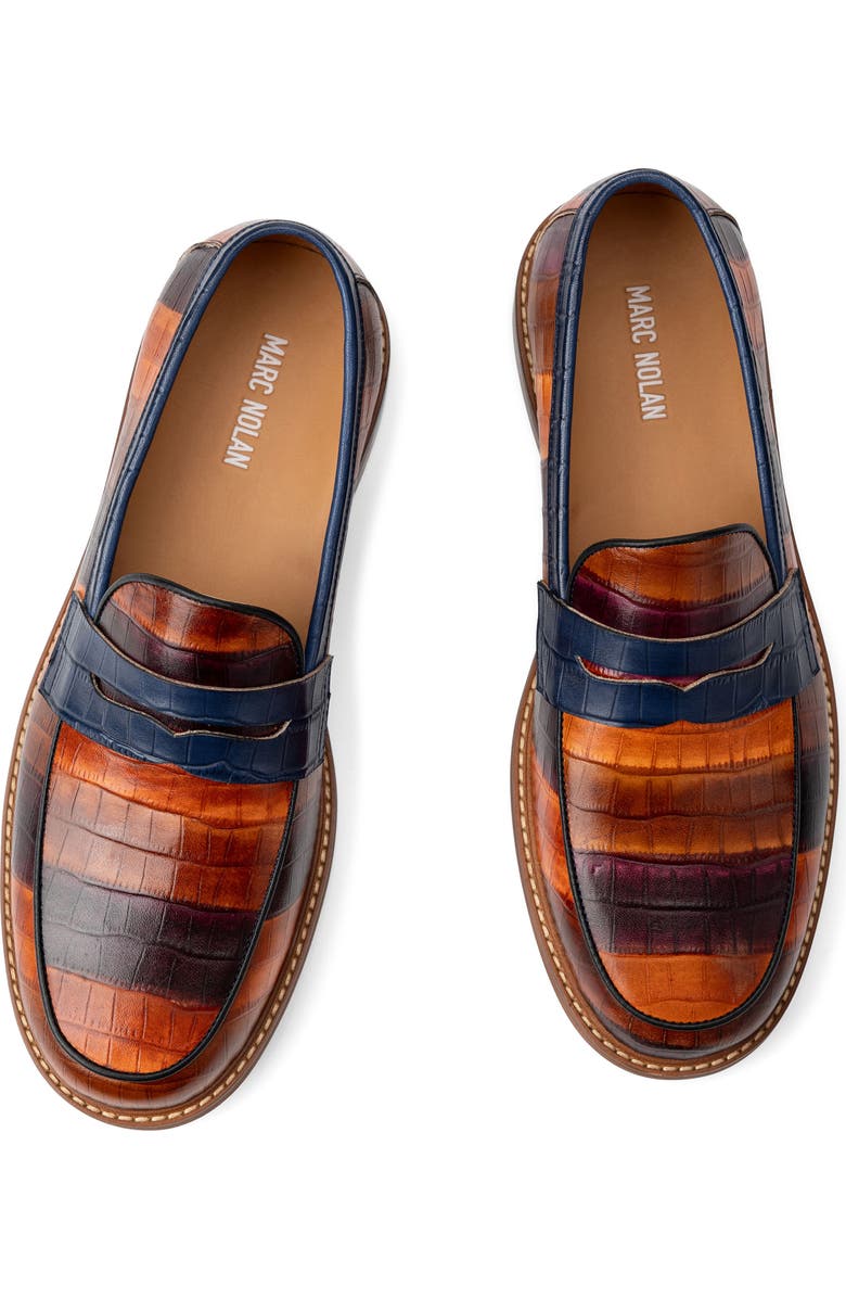 MARC NOLAN Calum Badlands Penny Loafer, Alternate, color, Badlands