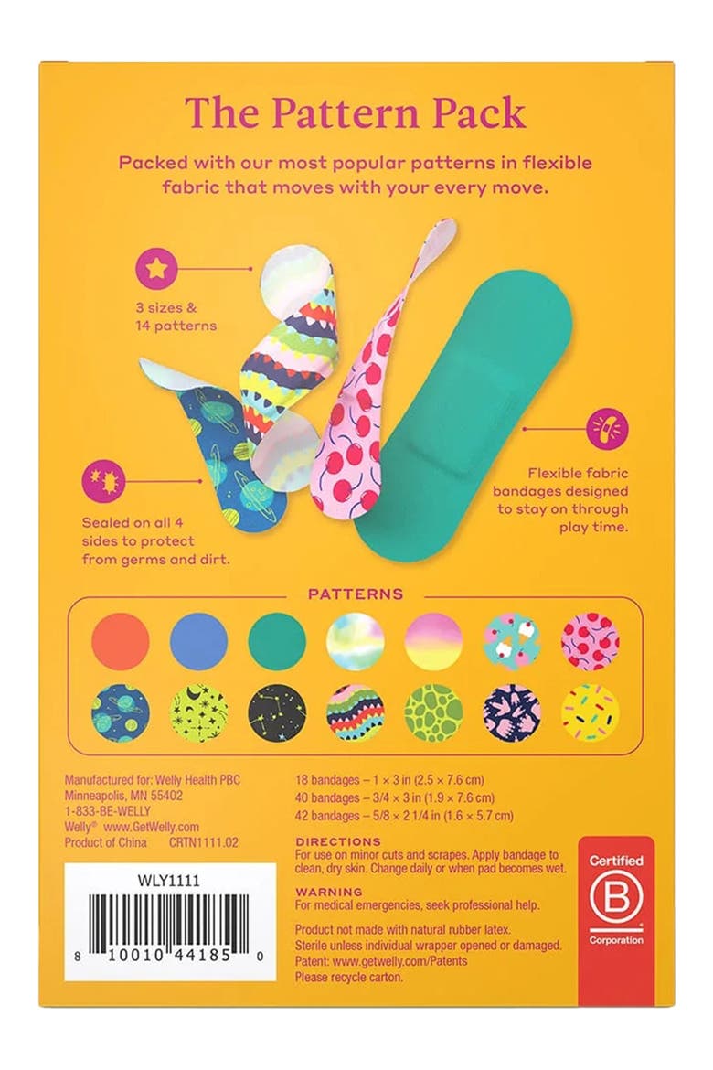 Breavery 100-Assorted Flex Fabric Bandages, Alternate, color, NO COLOR