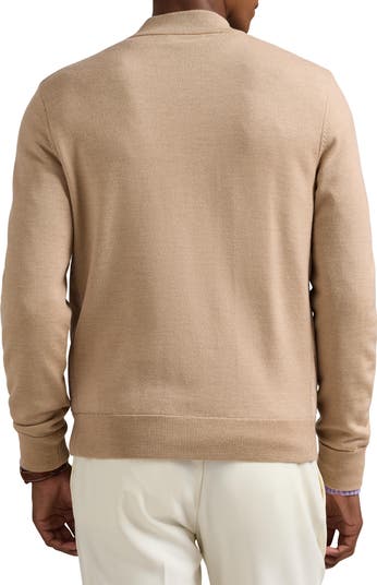Wool Blend Zip-Up Jacket