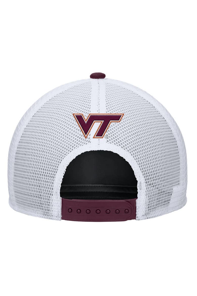 Men's Nike Maroon Virginia Tech Hokies 2025 On-Field Rise Trucker Performance Adjustable Hat, Alternate, color, Maroon