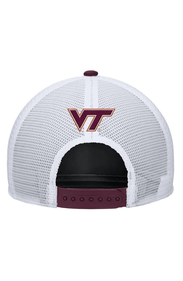 Nike Men's Nike Maroon Virginia Tech Hokies 2025 On-Field Rise Trucker Performance Adjustable Hat, Alternate, color, Maroon