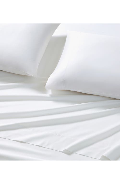 Dkny 425 Thread Count Sateen Sheet Set In White