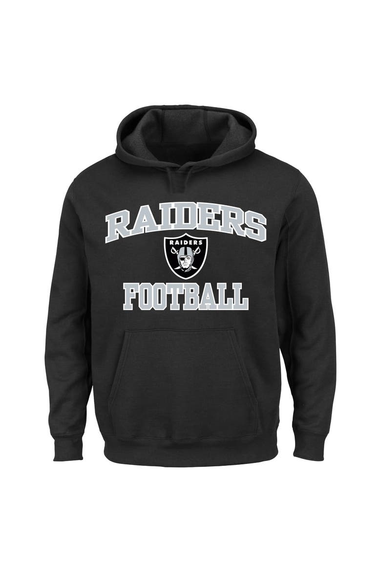 Men's Fanatics  Black Las Vegas Raiders Big & Tall Heart & Soul Hoodie, Main, color, Black