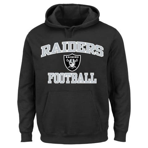 Men's Fanatics  Black Las Vegas Raiders Big & Tall Heart & Soul Hoodie