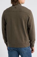 Tommy Bahama Cascade Fade Button Mock Neck Sweatshirt