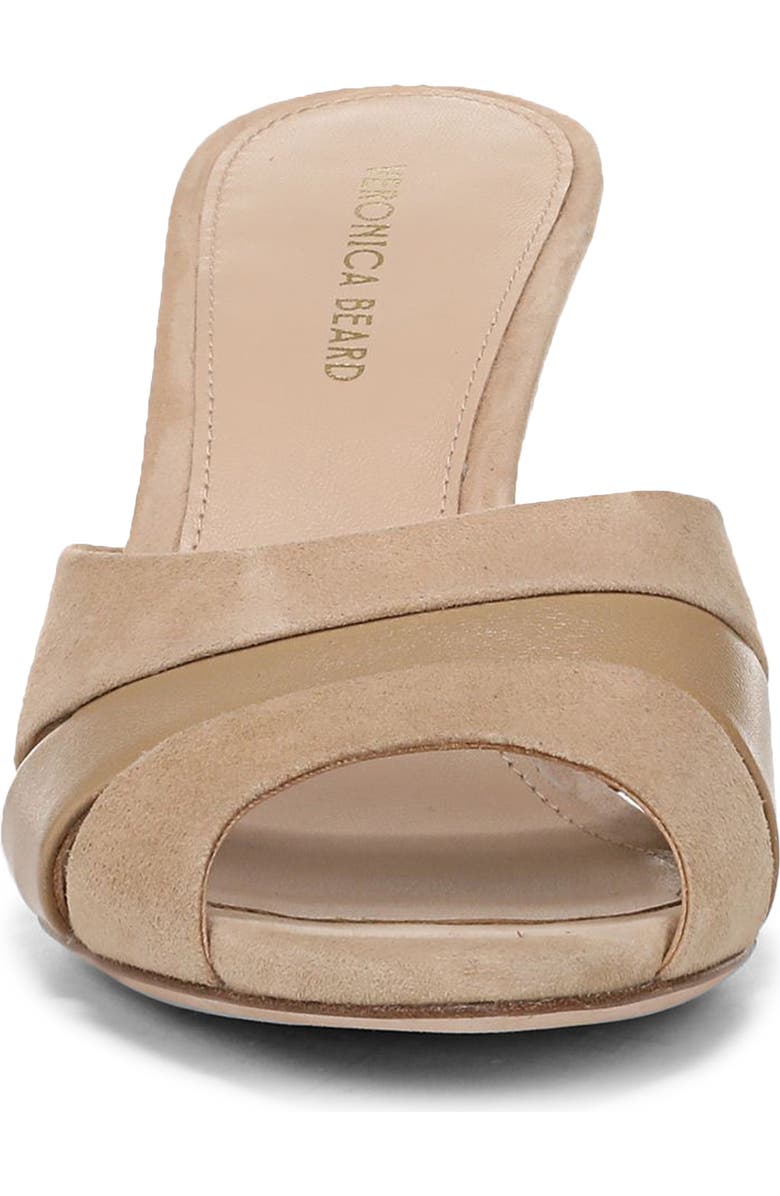 Veronica Beard Cassiel Pointed Toe Slide Sandal, Alternate, color, Sand