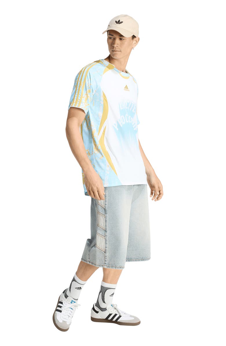 adidas France Graphic Jersey, Alternate, color, White/ Pyrite/ Icey Blue