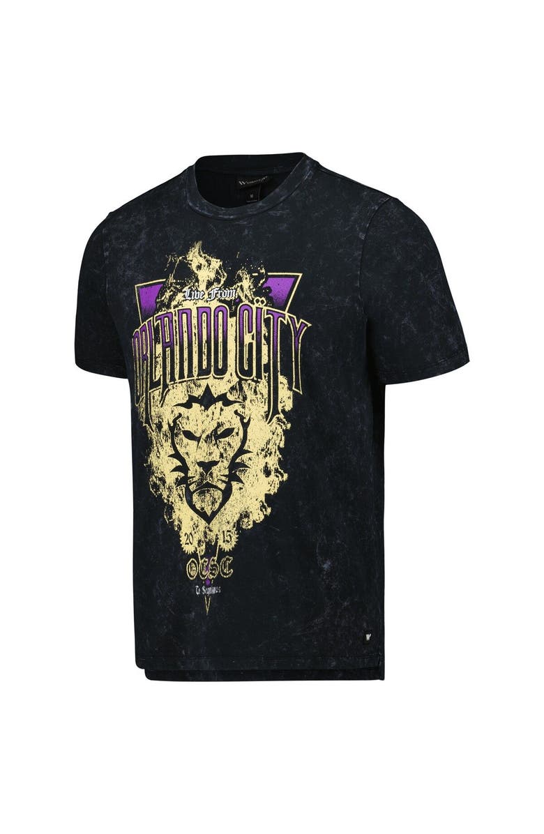 THE WILD COLLECTIVE Men's The Wild Collective Black Orlando City SC Concert T-Shirt, Alternate, color, Black