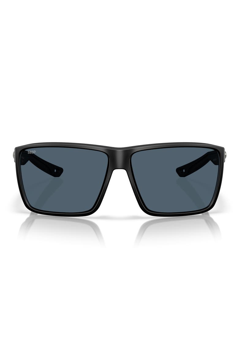 Rincon II 64mm Sunglasses, Main, color, MATTE BLACK / GRAY