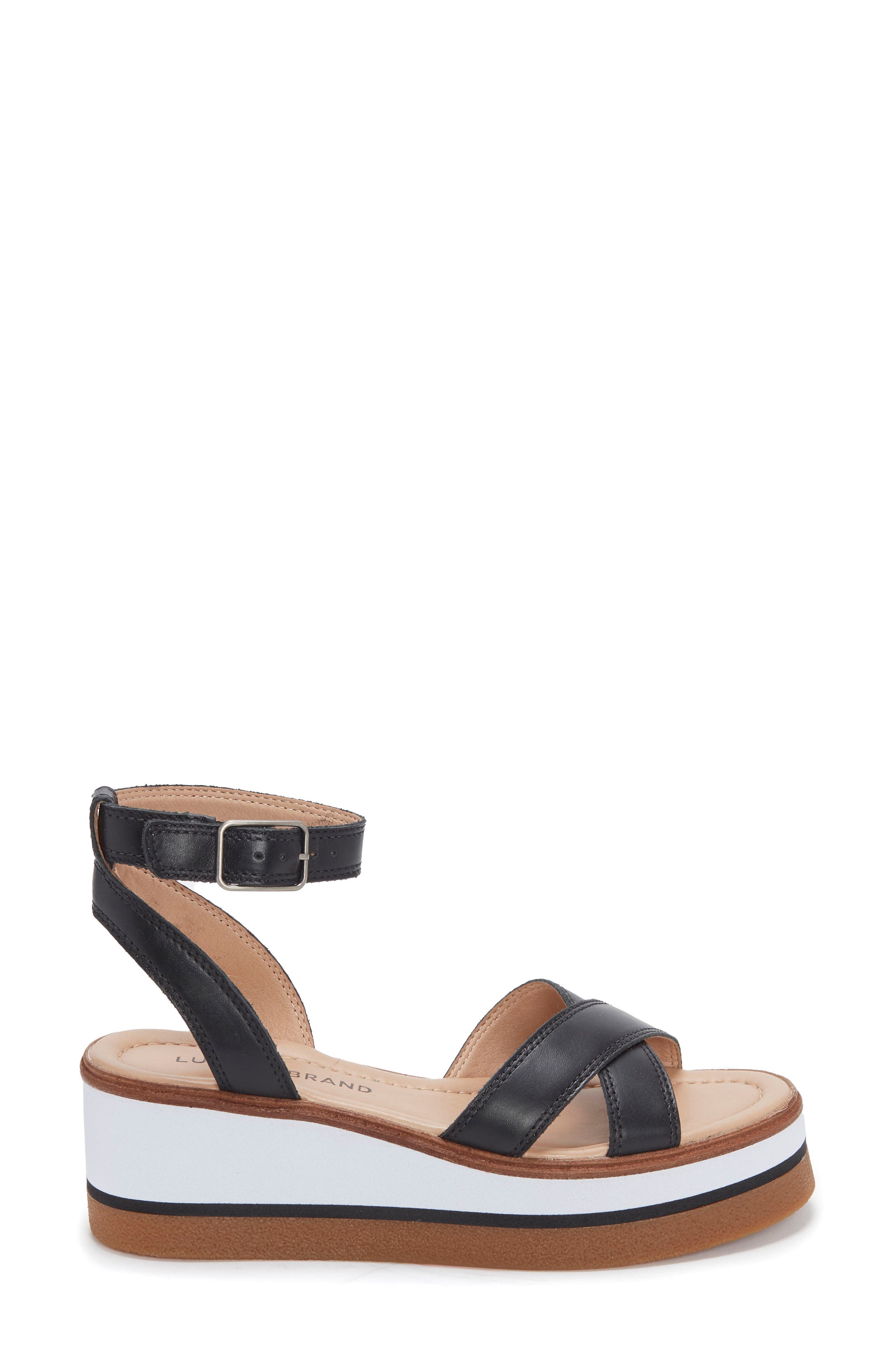 Lucky Brand Tarhi Wedge Sandal, Alternate, color, 