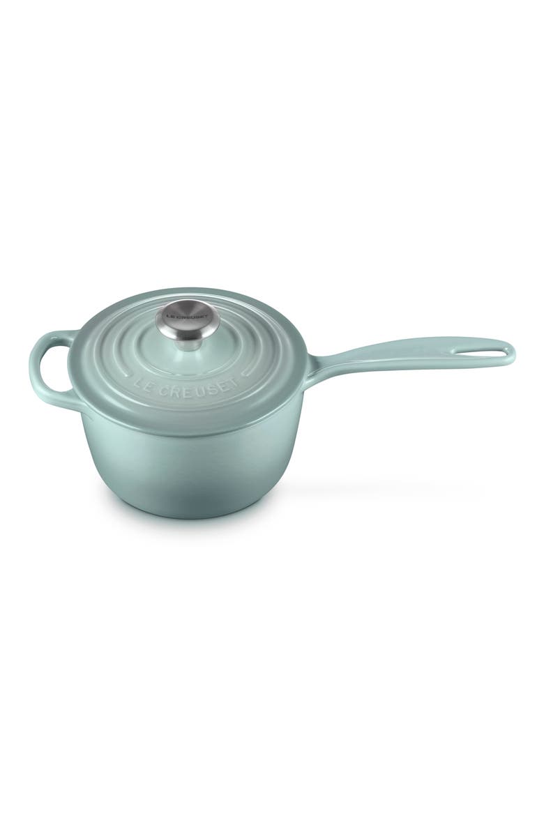 Signature 9-Piece Enameled Cast Iron Set, Alternate, color, SEA SALT