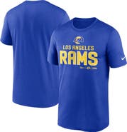 Nike Men's Nike Royal Los Angeles Rams Legend Community Performance T-Shirt