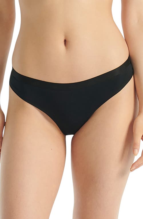 Adidas Originals Set Of 3 Low Rise Thongs In Black