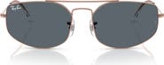 Ray-Ban 57mm Irregular Oval Sunglasses