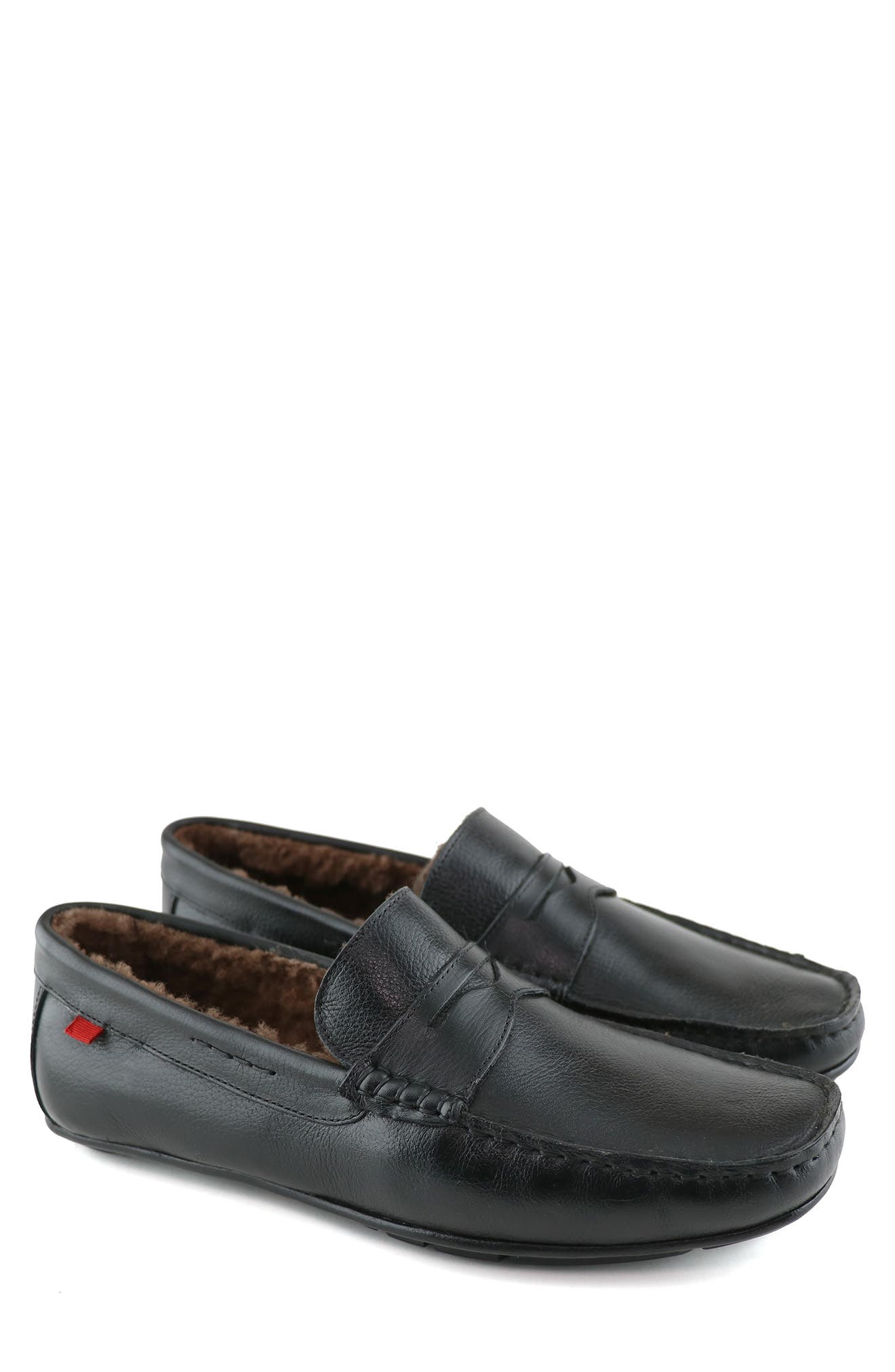 Marc Joseph New York Prospect Park Genuine Shearling Lined Driving Shoe, Alternate, color, 