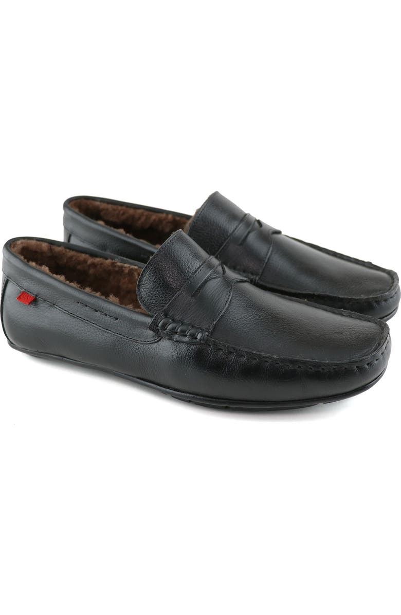 Marc Joseph New York Prospect Park Genuine Shearling Lined Driving Shoe, Alternate, color,