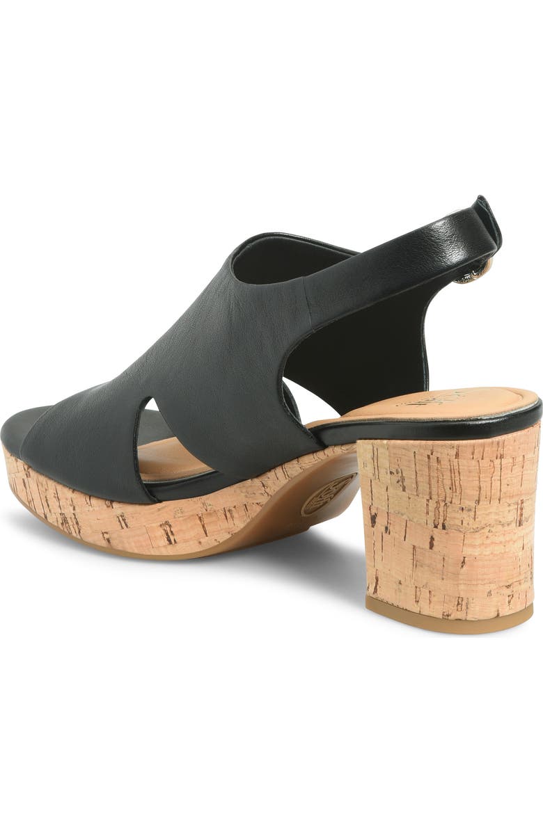 Söfft Liv Slingback Platform Sandal, Alternate, color, Black