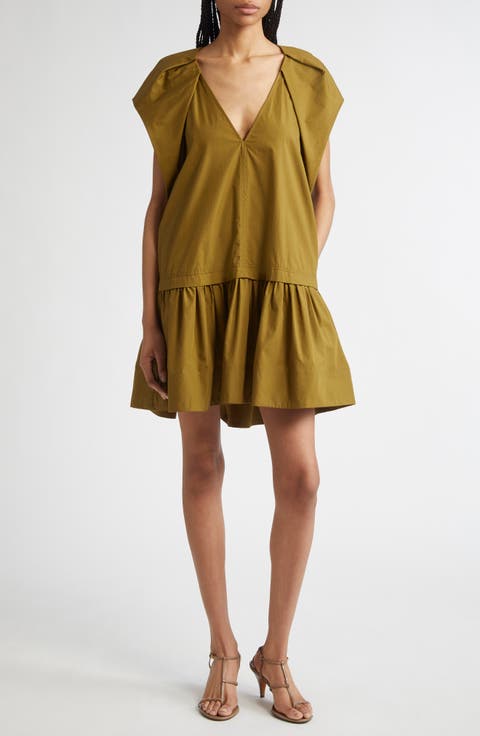 Ember Drop Waist Minidress