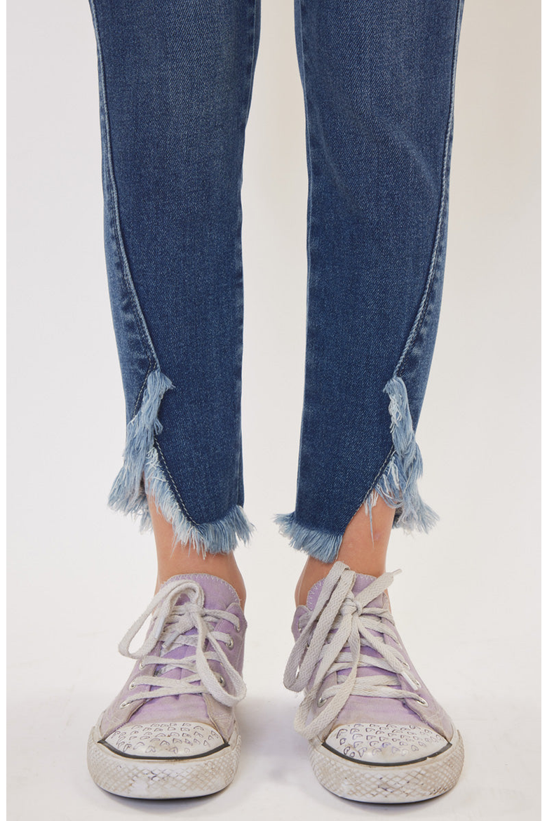 Rio High Rise Ankle Skinny Jeans, Alternate, color, Dark Wash