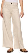Sanctuary The Marine Linen Wide Leg Pants