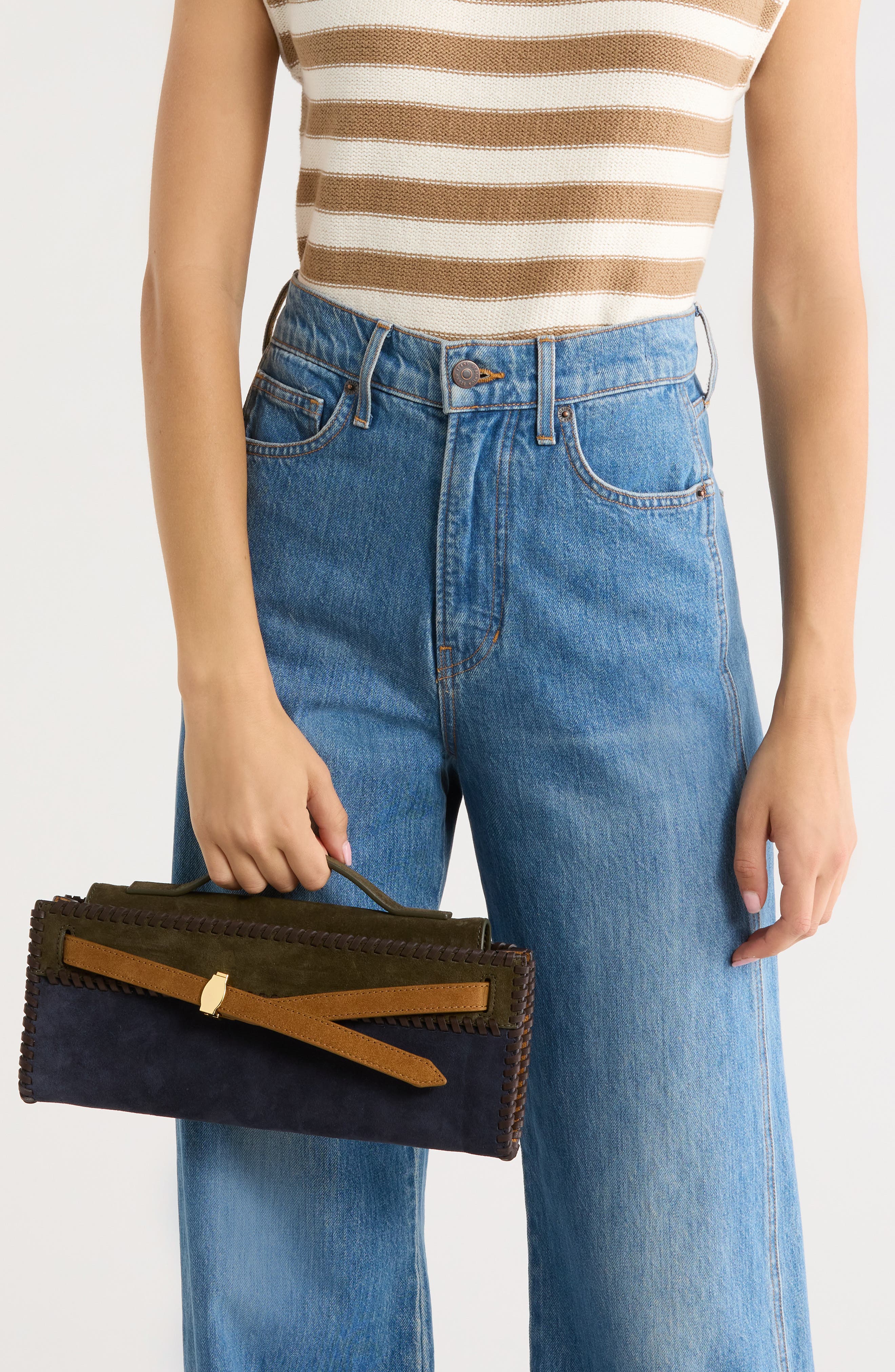 Colorblock Dash Clutch, Alternate, color, CYPRESS MULTI