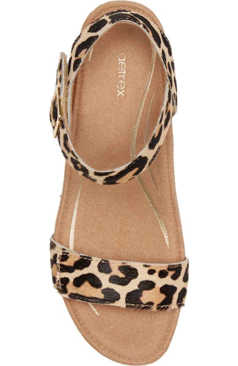 Aetrex Sydney Espadrille Wedge Sandal, Alternate, color,