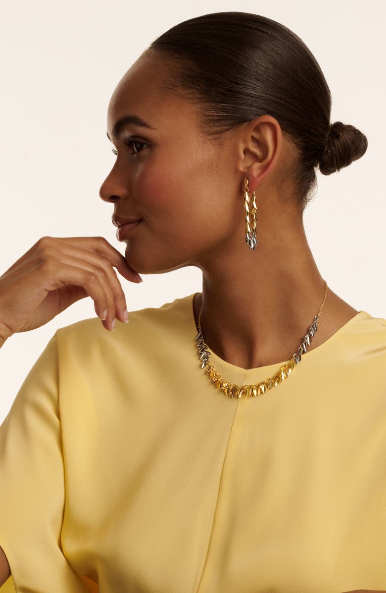 Ted Baker Pemina Petal Fringe Necklace, Alternate, color,