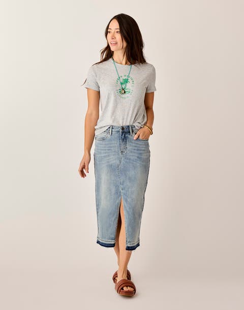 Atlas Denim Skirt
