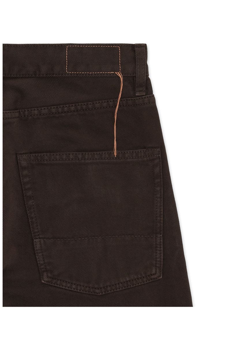 Five Pocket High Waist Trousers, Alternate, color, Dark Brown