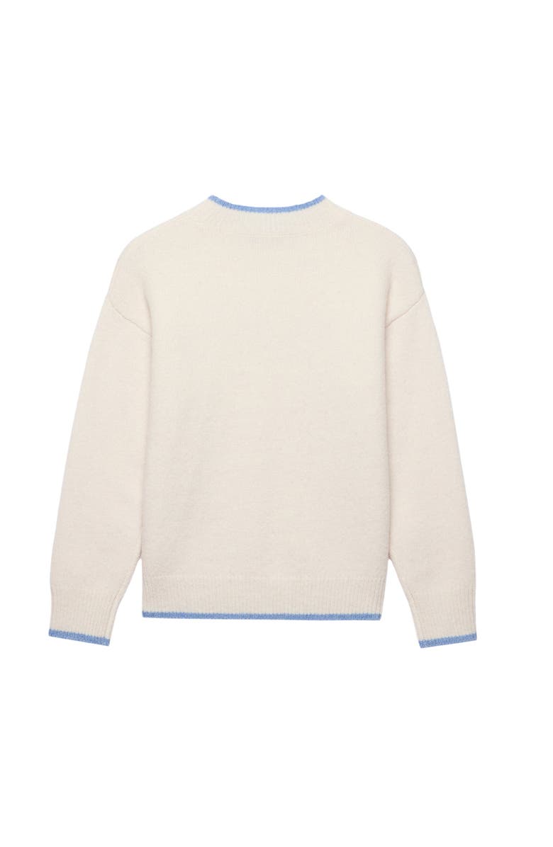 MINT VELVET Iconic Embroidered Knit  Sweater, Alternate, color, Cream