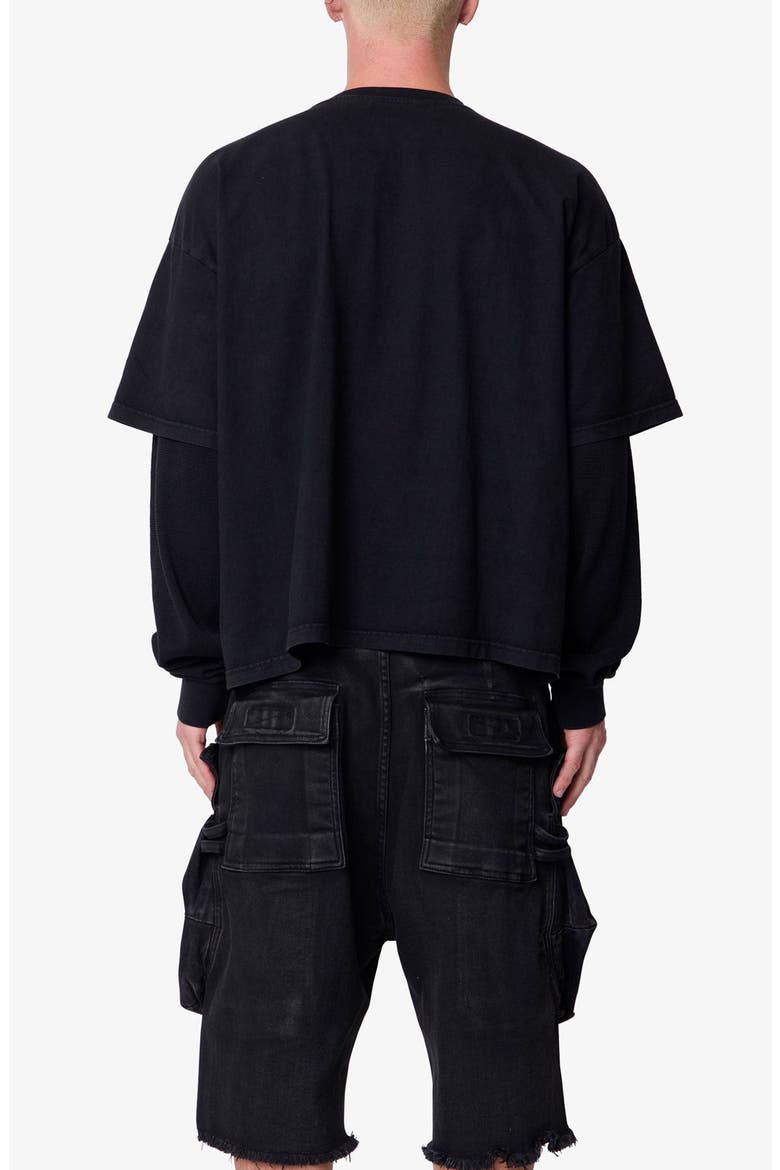 Layered Thermal Long Sleeve T-Shirt, Alternate, color, VINTAGE BLACK