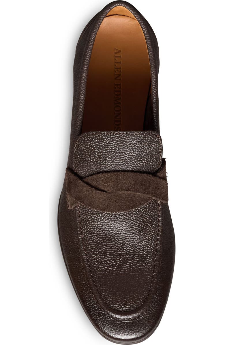 Allen Edmonds Lawrence Apron Toe Loafer, Alternate, color, Dark Brown