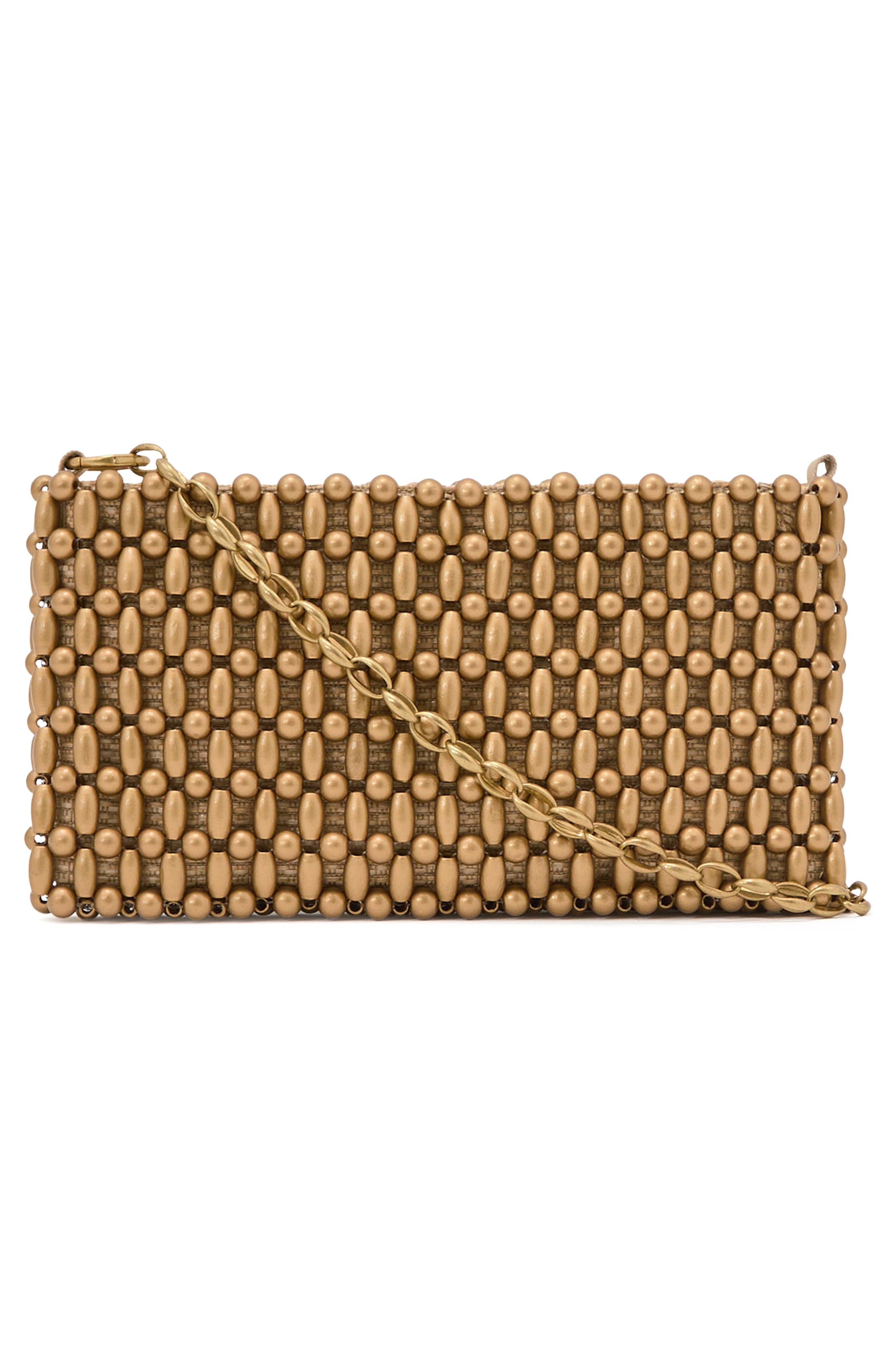 Reiss Beatrix Beaded Clutch, Alternate, color, 