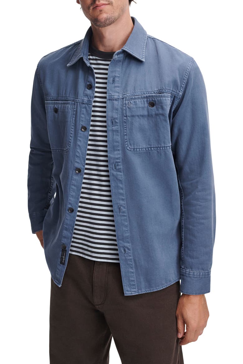 Overdyed Denim Workwear Shirt, Main, color, WRNID