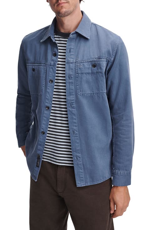 Overdyed Denim Workwear Shirt