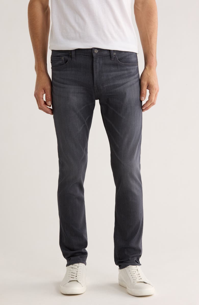 AG Tellis Straight Leg Jeans, Main, color, Grey Light