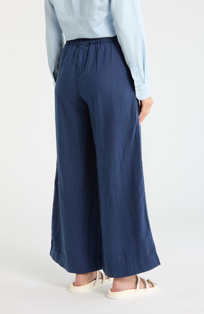 Frank & Eileen Cotton Wide Leg Pants, Alternate, color, Navy