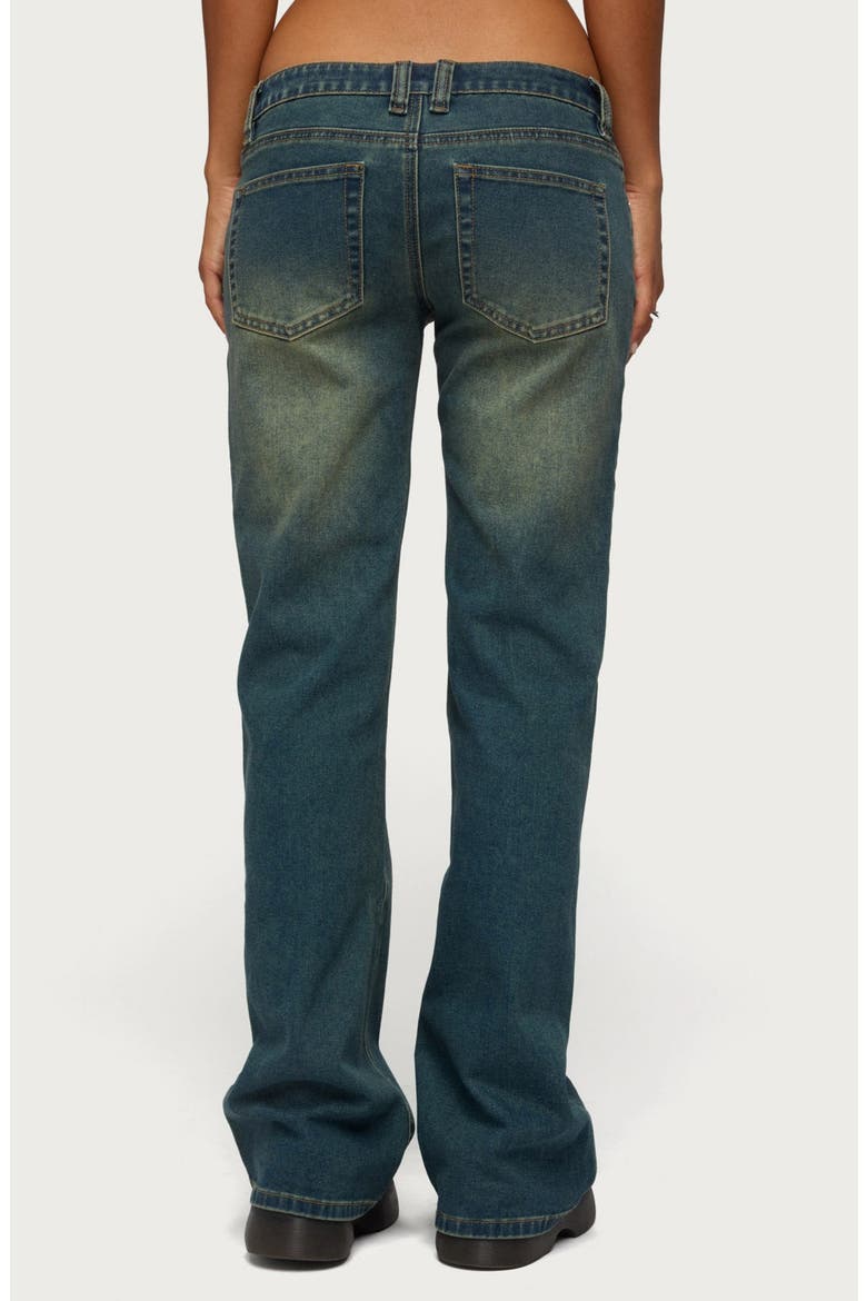 Moonie Low Rise Bootcut Jeans, Alternate, color, BLUE-WASHED