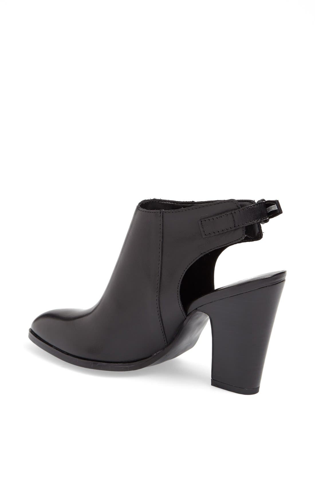'Adesso' Leather Bootie (Nordstrom Exclusive), Alternate, color, BLACK