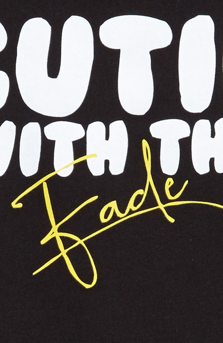 Typical Black Tees CUTIE W/ THE FADE WITH YELLOW, Alternate, color,